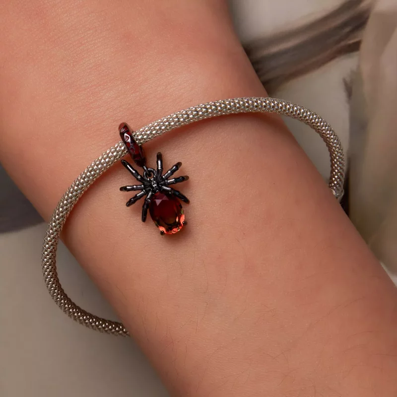 (afbeelding voor) Pandora Style Donkere Spin Hangende Bedel - SCC2292 - Bekijken 6