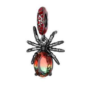 Pandora Style Donkere Spin Hangende Bedel - SCC2292 (afbeelding voor) Pandora Style Donkere Spin Hangende Bedel - SCC2292