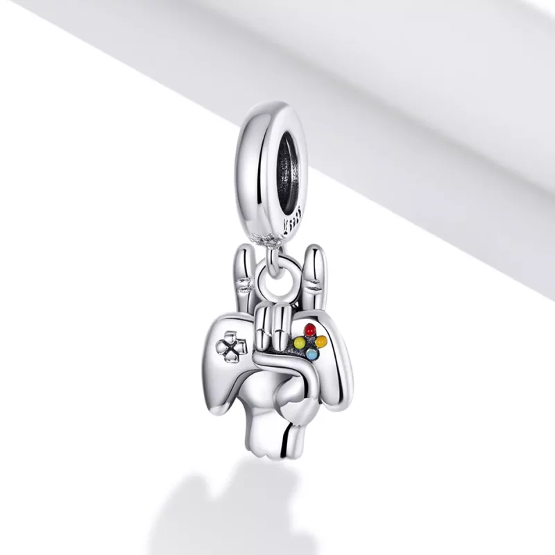 (afbeelding voor) Pandora Style Draagbaar gaming-apparaat Hangende Bedel - SCC1896 - Bekijken 2