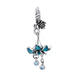 Pandora Style Droom Orchidee Hangende Bedel - BSC034 (afbeelding voor) Pandora Style Droom Orchidee Hangende Bedel - BSC034