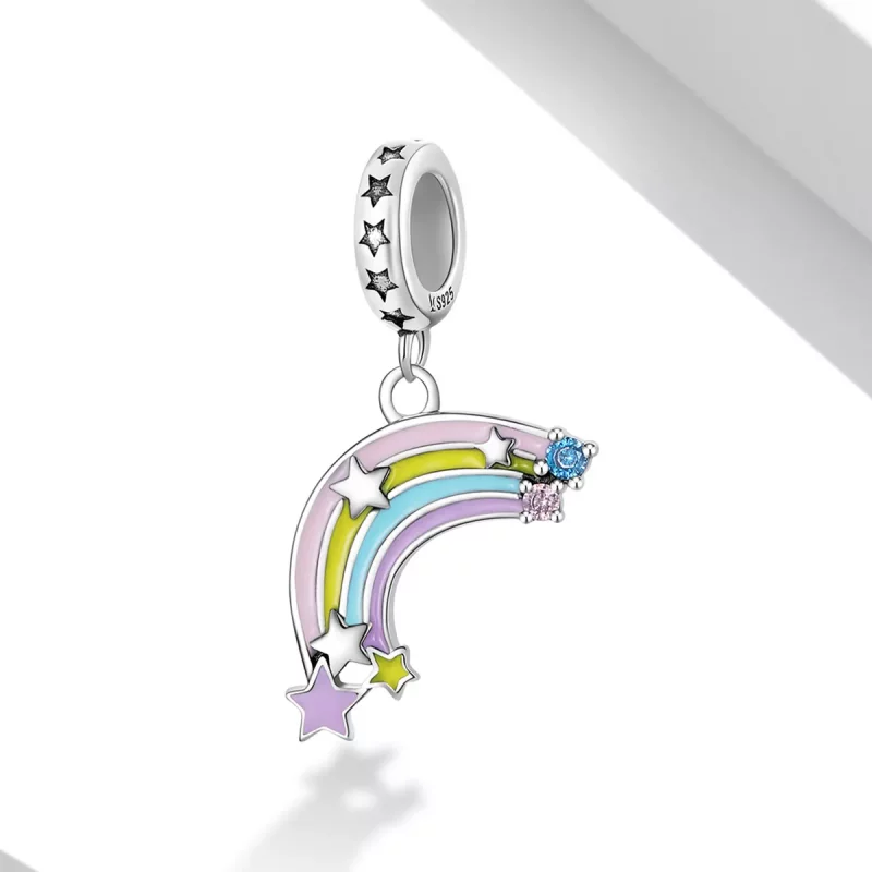 (afbeelding voor) Pandora Style Droom Regenboog Hangende Bedel - SCC2074 - Bekijken 2