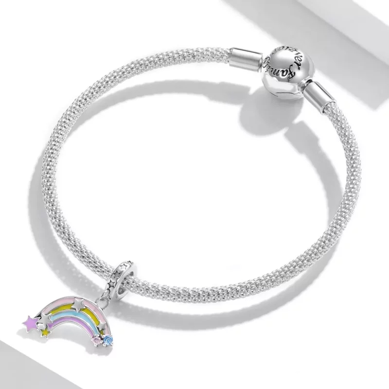 (afbeelding voor) Pandora Style Droom Regenboog Hangende Bedel - SCC2074 - Bekijken 3