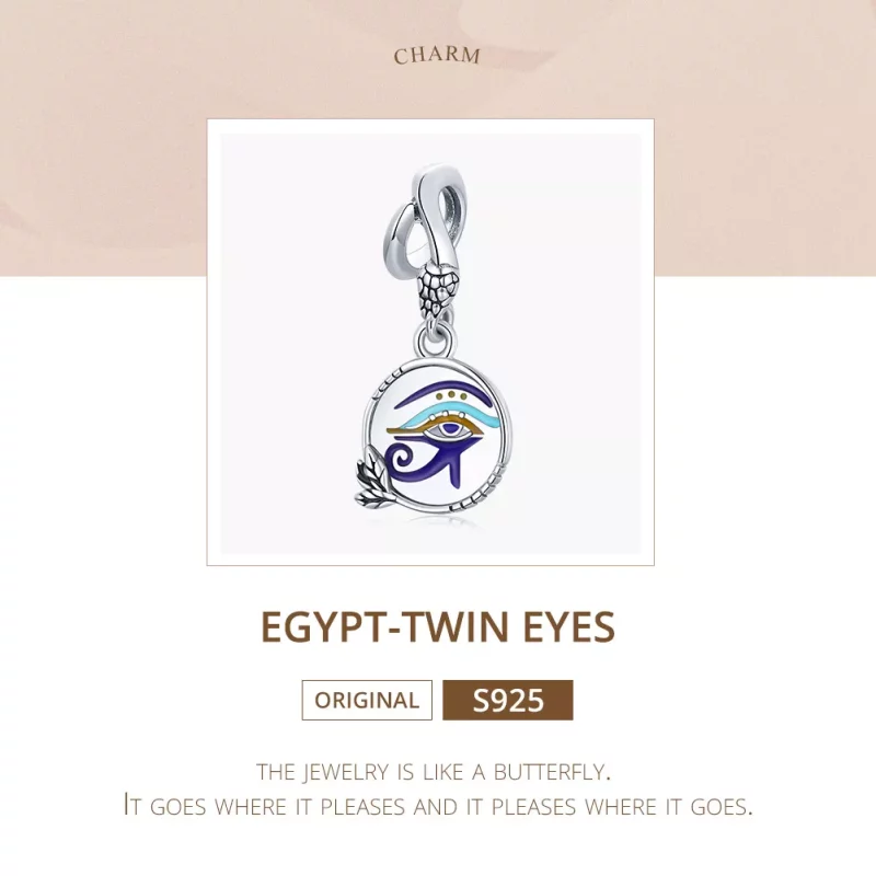 (afbeelding voor) Pandora Style Egypte - Tweelingogen Hangende Bedel - SCC1857 - Bekijken 6