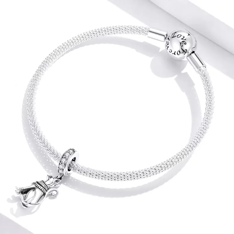 (afbeelding voor) Pandora Style Egyptische kat Hangende Bedel - SCC1505 - Bekijken 3