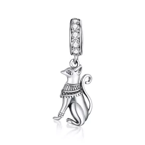 Pandora Style Egyptische kat Hangende Bedel - SCC1505 (afbeelding voor) Pandora Style Egyptische kat Hangende Bedel - SCC1505