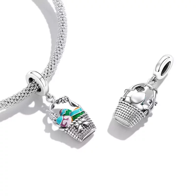 (afbeelding voor) Pandora Style Eiermand Hangende Bedel - SCC2118 - Bekijken 4
