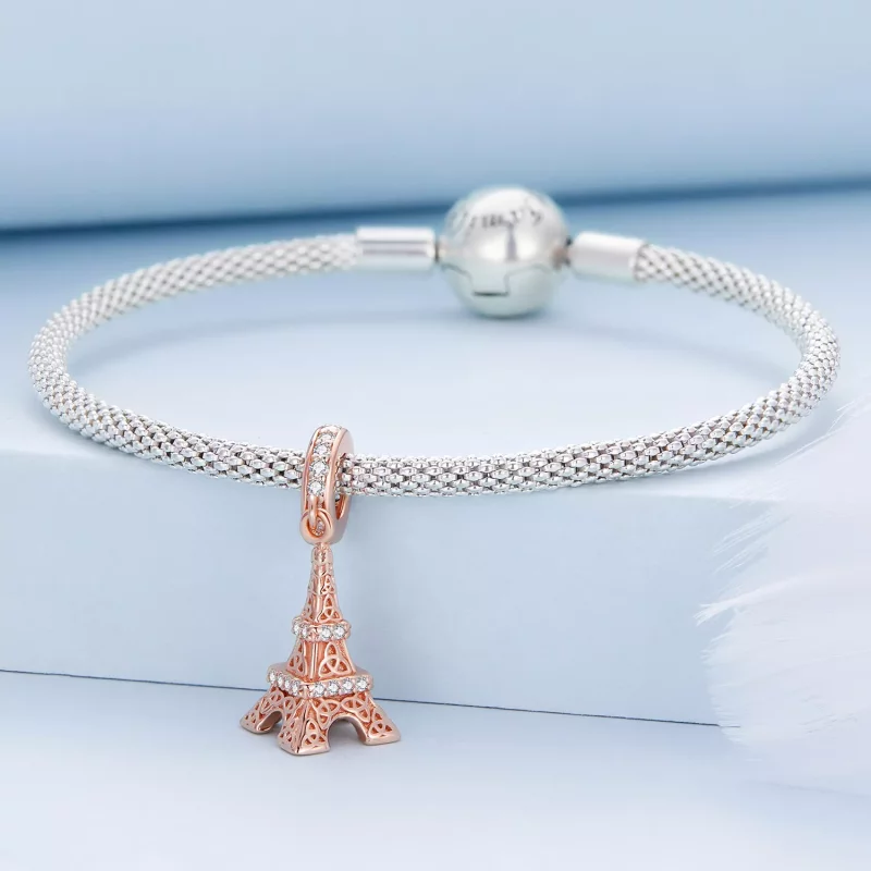 (afbeelding voor) Pandora Style Eiffeltoren Hangende Bedel - BSC640 - Bekijken 3