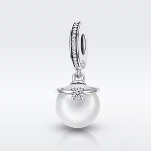 (afbeelding voor) Pandora Style Elegante Parels Hangende Bedel - SCC137