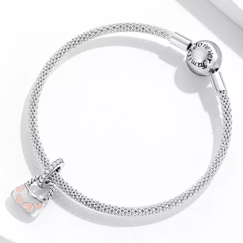 (afbeelding voor) Pandora Style Exquise Harttas Hangende Bedel - SCC2153 - Bekijken 3