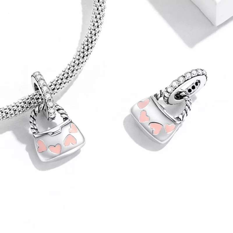 (afbeelding voor) Pandora Style Exquise Harttas Hangende Bedel - SCC2153 - Bekijken 4