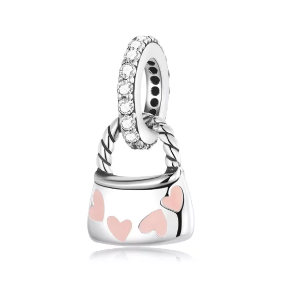 (afbeelding voor) Pandora Style Exquise Harttas Hangende Bedel - SCC2153