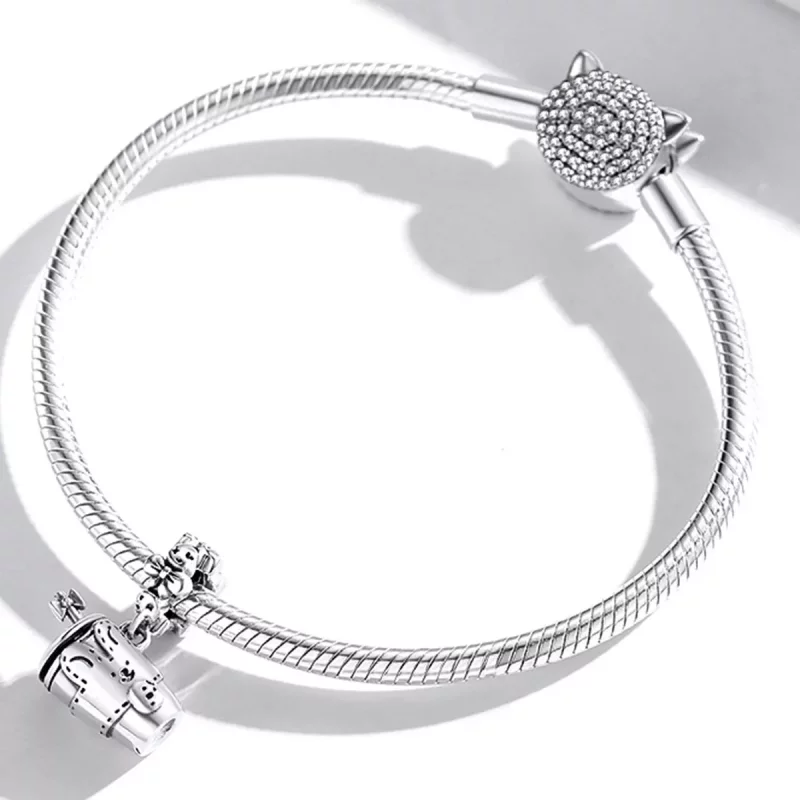 (afbeelding voor) Pandora Style Exquise Meisjes Water Cup Hangende Bedel - SCC2047 - Bekijken 3