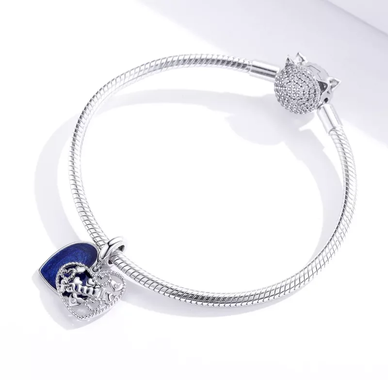 (afbeelding voor) Pandora Style Familiebrieven Hangende Bedel - BSC293 - Bekijken 4