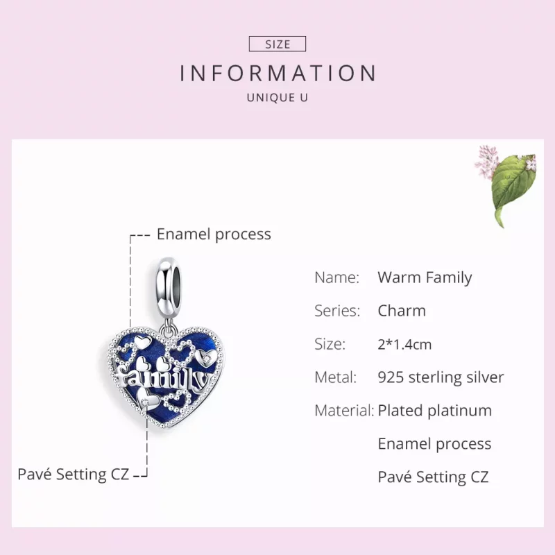 (afbeelding voor) Pandora Style Familiebrieven Hangende Bedel - BSC293 - Bekijken 7