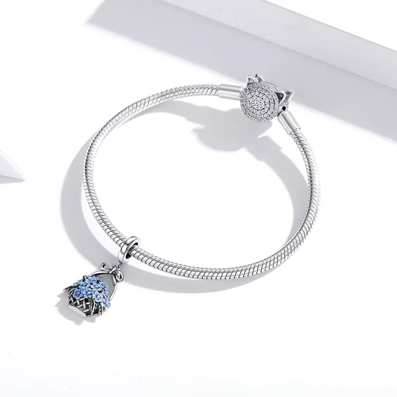 (afbeelding voor) Pandora Style Fishtail schaal Hangende Bedel - SCC1717 - Bekijken 3