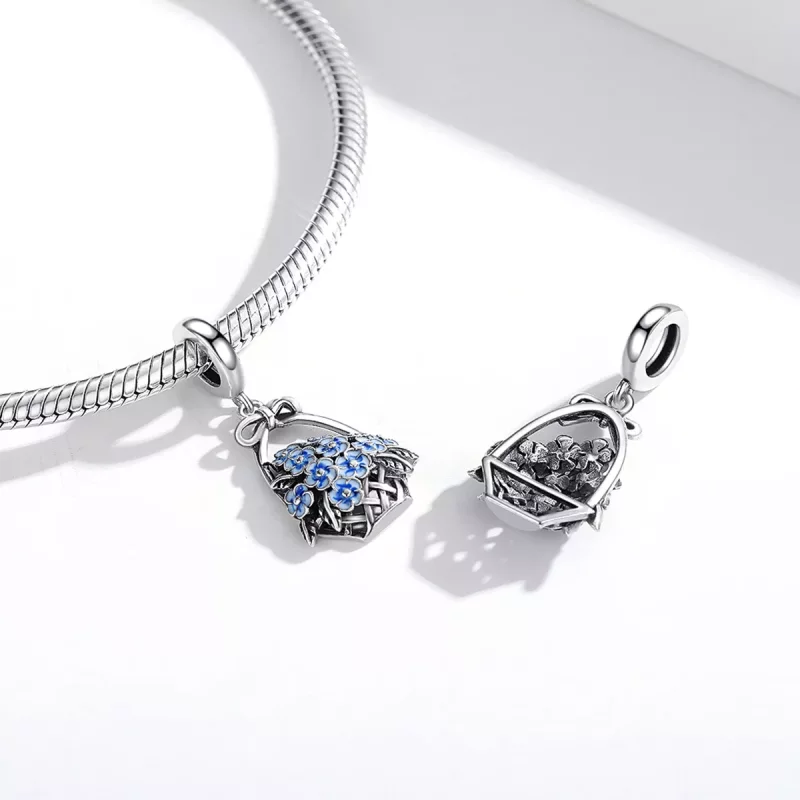 (afbeelding voor) Pandora Style Fishtail schaal Hangende Bedel - SCC1717 - Bekijken 4