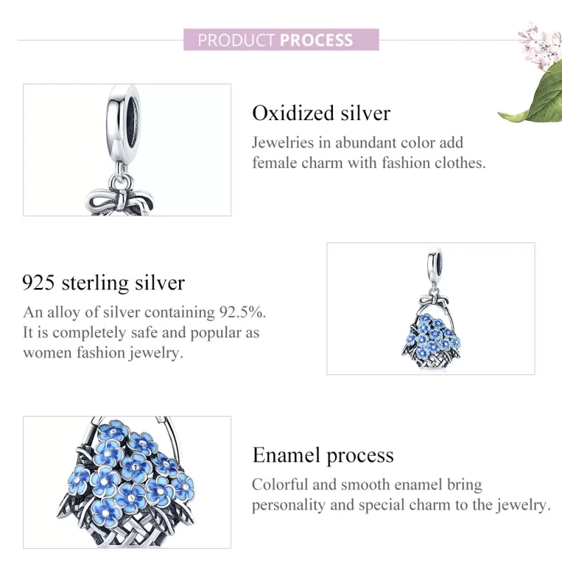 (afbeelding voor) Pandora Style Fishtail schaal Hangende Bedel - SCC1717 - Bekijken 7