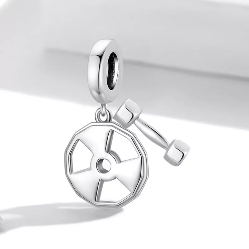 (afbeelding voor) Pandora Style Fitnessapparatuur Hangende Bedel - SCC2053 - Bekijken 2
