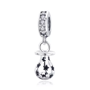 Pandora Style Fopspeen Hangende Bedel - SCC891 (afbeelding voor) Pandora Style Fopspeen Hangende Bedel - SCC891