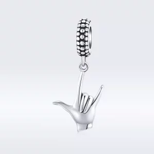 Pandora Style Gebaar Hangende Bedel - SCC1438 (afbeelding voor) Pandora Style Gebaar Hangende Bedel - SCC1438