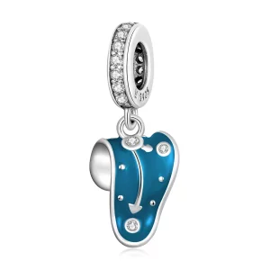 Pandora Style Gedraaide klok Hangende Bedel - SCC2080 (afbeelding voor) Pandora Style Gedraaide klok Hangende Bedel - SCC2080