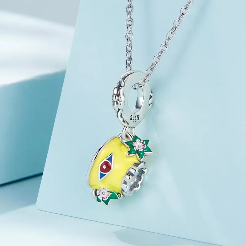 (afbeelding voor) Pandora Style Groteske Devil's Eye Theekopje Hangende Bedel - SCC2375 - Bekijken 2