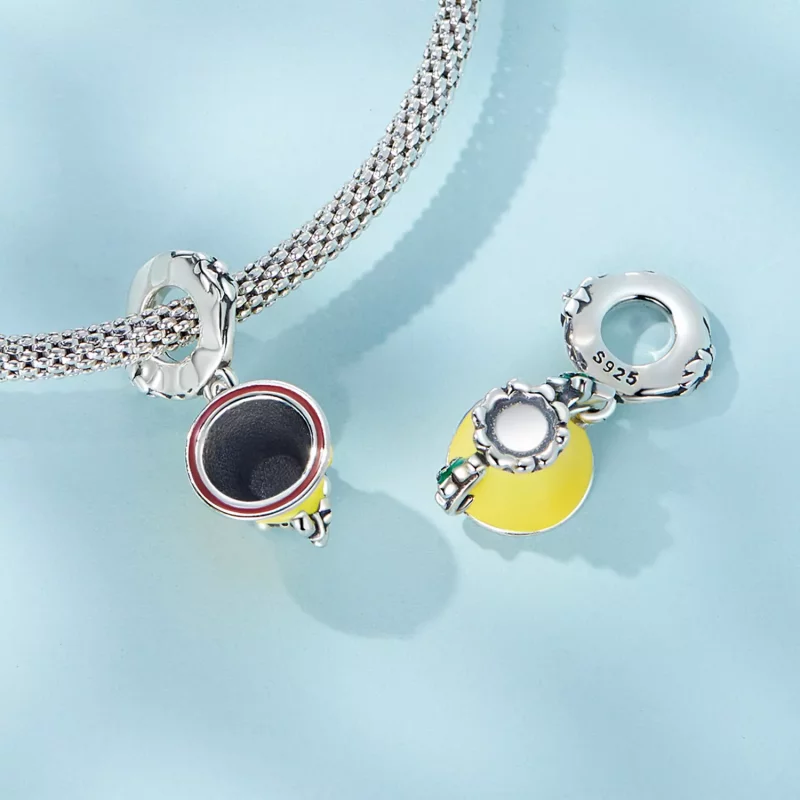 (afbeelding voor) Pandora Style Groteske Devil's Eye Theekopje Hangende Bedel - SCC2375 - Bekijken 4