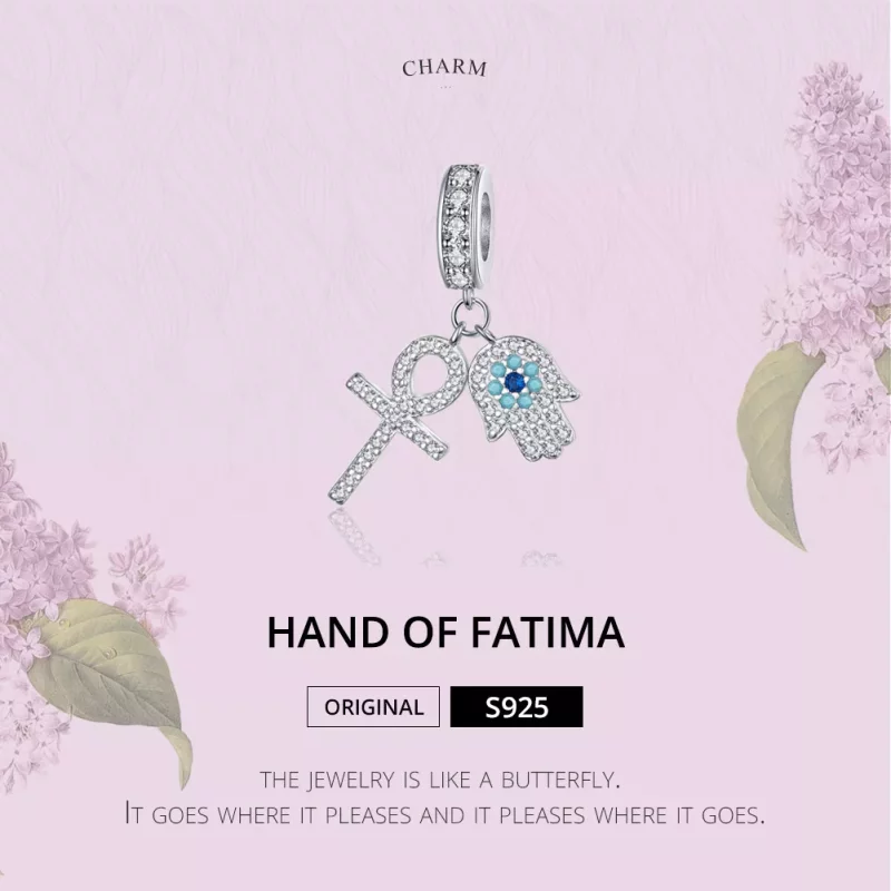 (afbeelding voor) Pandora Style Hand van Fatima Hangende Bedel - BSC084 - Bekijken 6