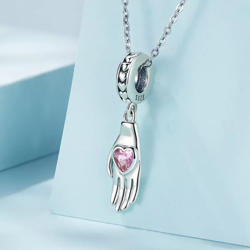 (afbeelding voor) Pandora Style Handpalm Hangende Bedel - SCC2388 - Bekijken 2
