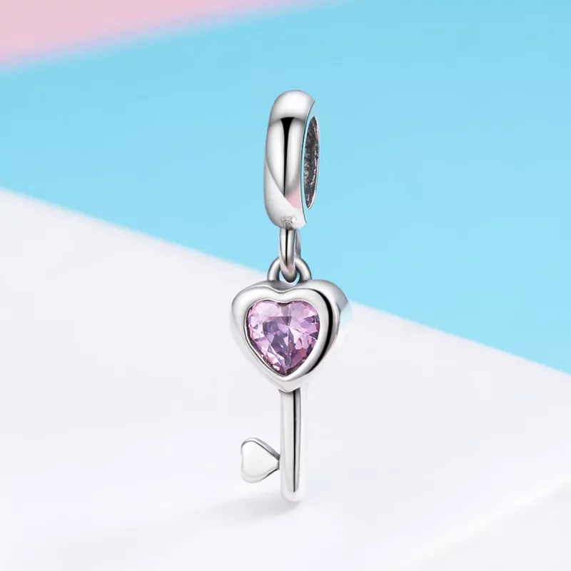 (afbeelding voor) Pandora Style Hart Lepel Hangende Bedel - SCC638 - Bekijken 5