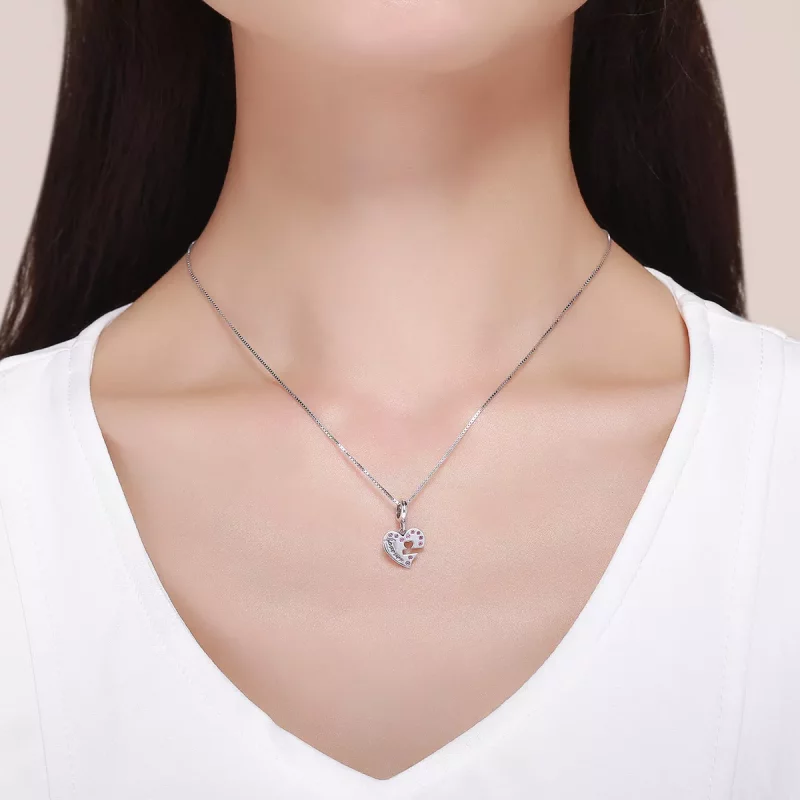 (afbeelding voor) Pandora Style Hart Lepel Hangende Bedel - SCC638 - Bekijken 8
