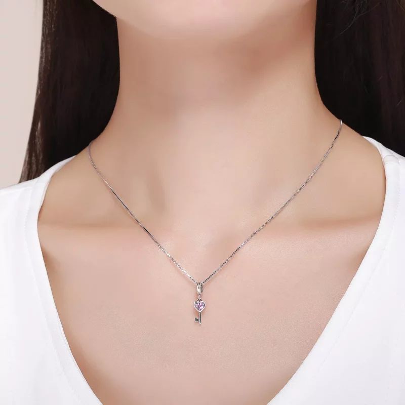 (afbeelding voor) Pandora Style Hart Lepel Hangende Bedel - SCC638 - Bekijken 9