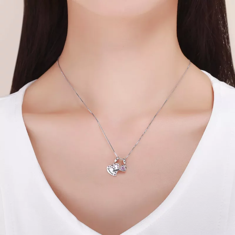 (afbeelding voor) Pandora Style Hart Lepel Hangende Bedel - SCC638 - Bekijken 10
