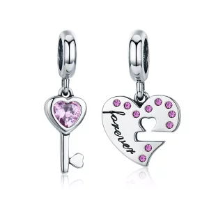 (afbeelding voor) Pandora Style Hart Lepel Hangende Bedel - SCC638