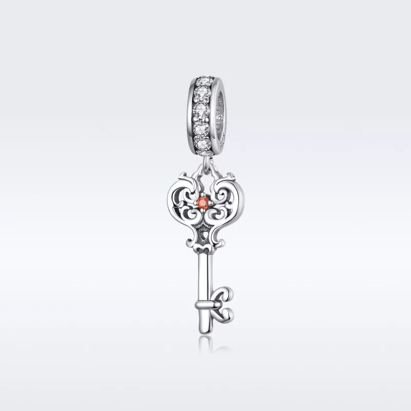 (afbeelding voor) Pandora Style Hartenslot Hangende Bedel - BSC092
