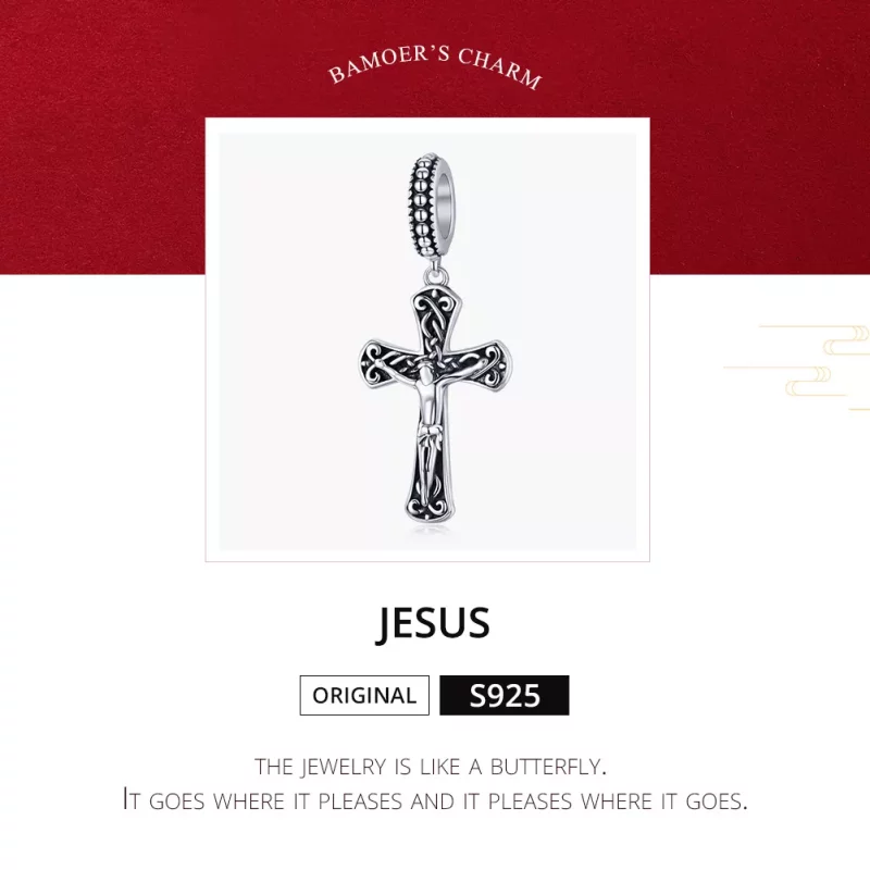 (afbeelding voor) Pandora Style Het kruis van Jezus Hangende Bedel - SCC1407 - Bekijken 8