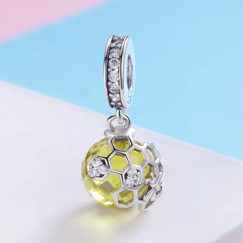 (afbeelding voor) Pandora Style Honingraat Hangende Bedel - SCC879 - Bekijken 2