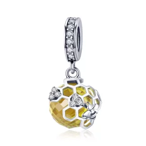 (afbeelding voor) Pandora Style Honingraat Hangende Bedel - SCC879