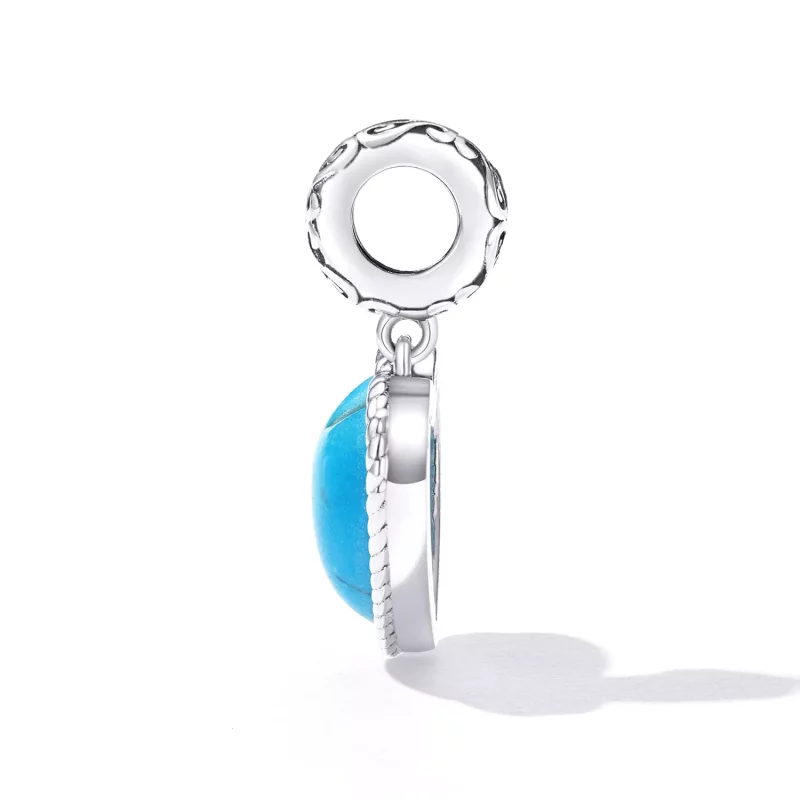 (afbeelding voor) Pandora Style Hou van Turkoois Hangende Bedel - SCC2227 - Bekijken 3