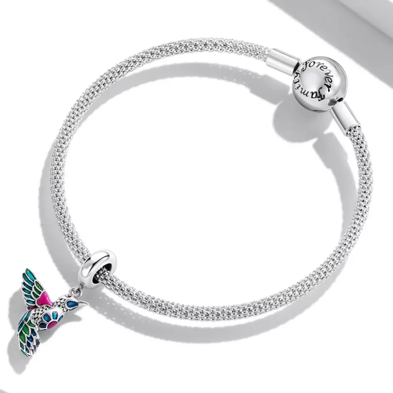 (afbeelding voor) Pandora Style Ijsvogel Hangende Bedel - SCC2126 - Bekijken 3