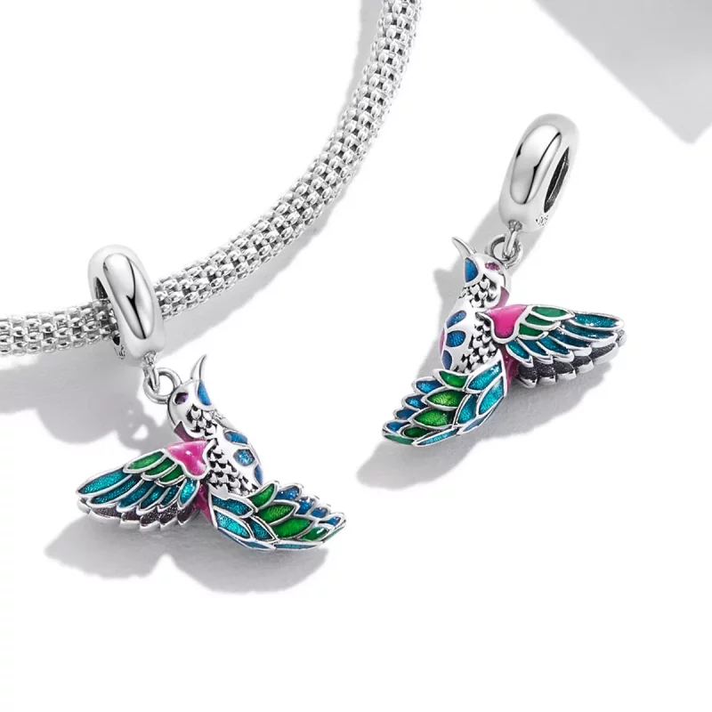 (afbeelding voor) Pandora Style Ijsvogel Hangende Bedel - SCC2126 - Bekijken 4