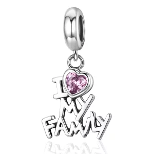 Pandora Style Ik hou van mijn familie Hangende Bedel - SCC251 (afbeelding voor) Pandora Style Ik hou van mijn familie Hangende Bedel - SCC251