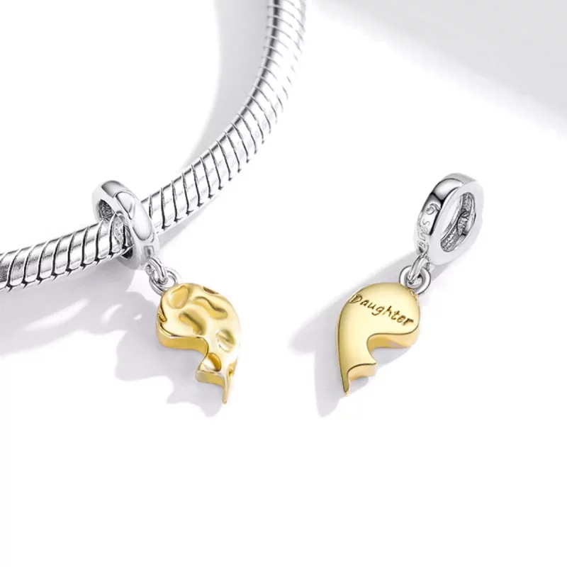 (afbeelding voor) Pandora Style Intimiteit - Half Heart Hangende Bedel - BSC465 - Bekijken 4
