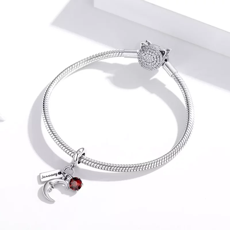(afbeelding voor) Pandora Style Januari Birthstone Hangende Bedel - SCC1719 - Bekijken 3