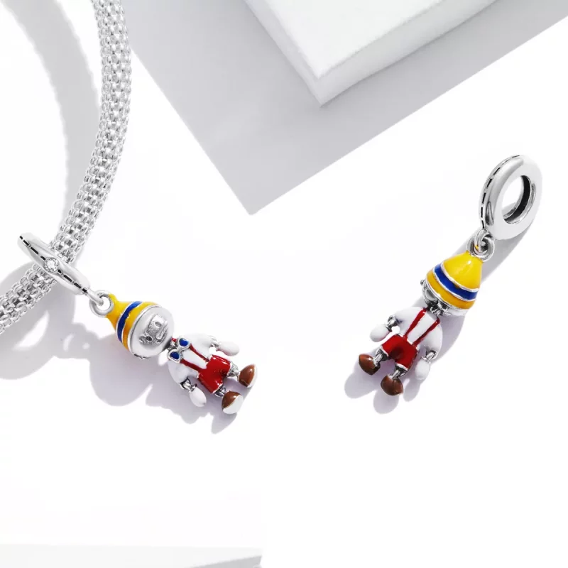 (afbeelding voor) Pandora Style Jongens overalls Hangende Bedel - SCC2083 - Bekijken 4