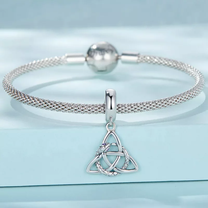 (afbeelding voor) Pandora Style Keltische Symbolen Hangende Bedel - SCC2382 - Bekijken 3