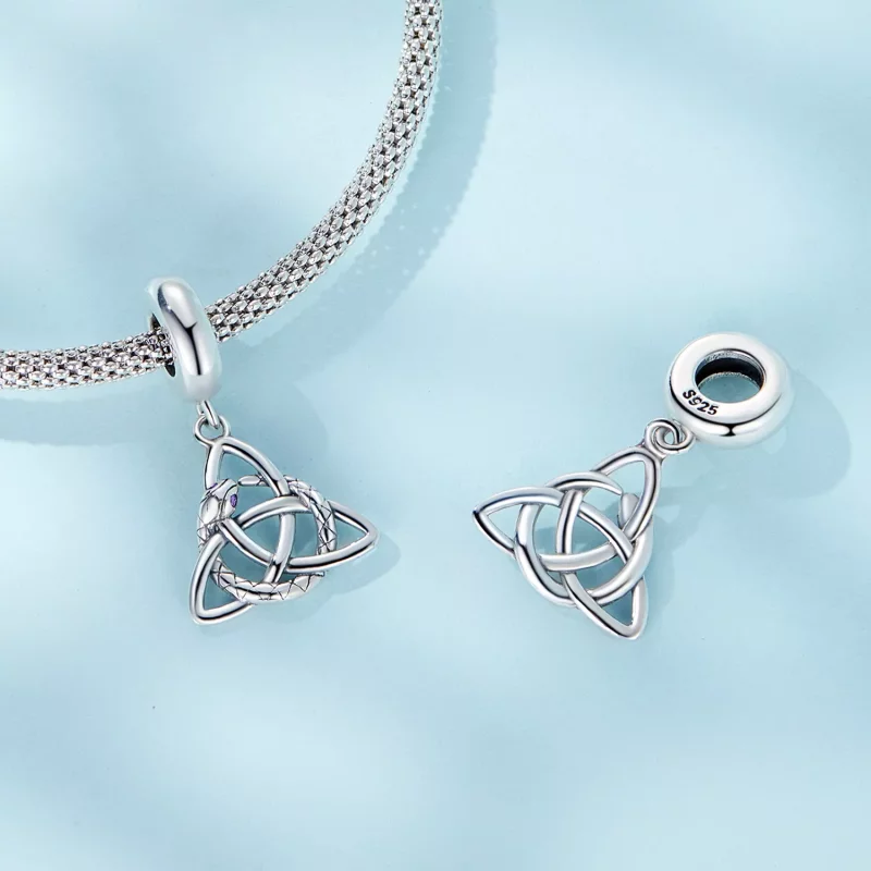 (afbeelding voor) Pandora Style Keltische Symbolen Hangende Bedel - SCC2382 - Bekijken 4