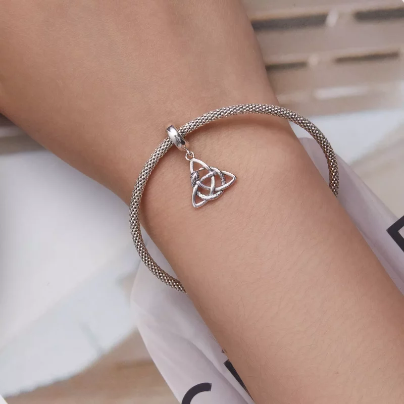 (afbeelding voor) Pandora Style Keltische Symbolen Hangende Bedel - SCC2382 - Bekijken 5