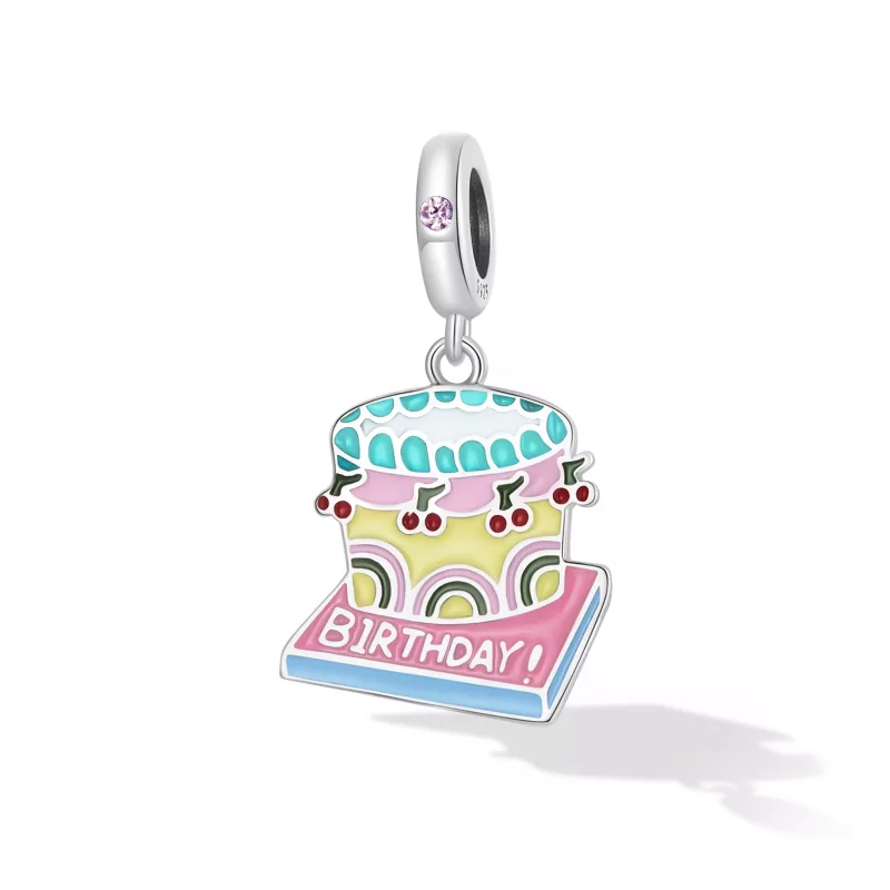 (afbeelding voor) Pandora Style Kersen slagroomtaart Hangende Bedel - SCC2230 - Bekijken 2