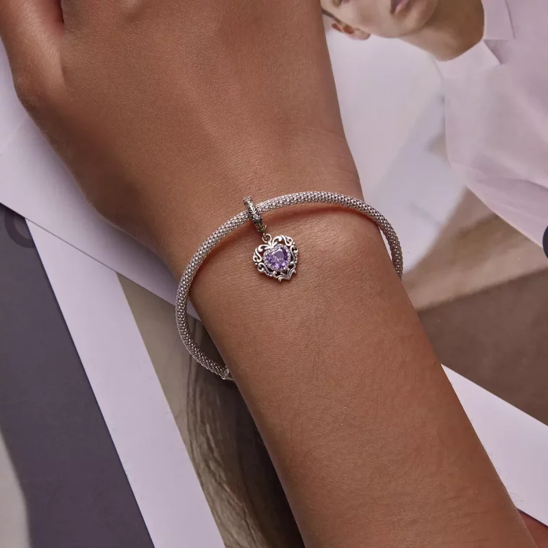 (afbeelding voor) Pandora Style Klassieke Liefde Hangende Bedel - SCC2181 - Bekijken 5